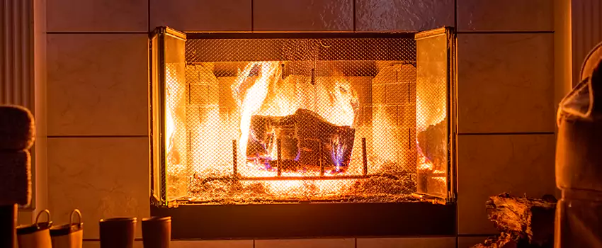 Mendota Hearth Landscape Fireplace Installation in Vineland, New Jersey