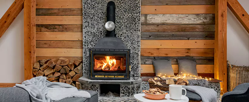 Thelin Hearth Products Direct Vent Gas Stove Fireplace Inspection in Vineland, New Jersey